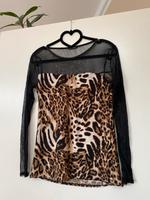 Animal Print Langarmshirt Amisu transparent NewYorker Gr. M Berlin - Pankow Vorschau