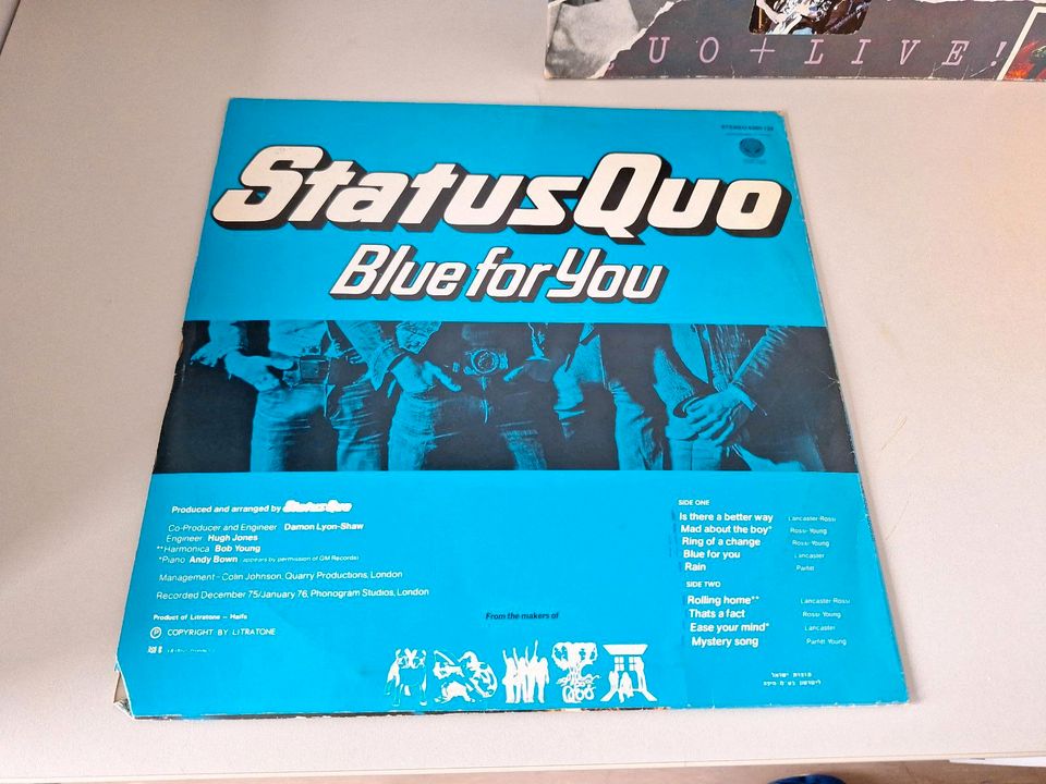 Status Quo Live blue for you LPs Schallplatten Vinyls in Mettmann