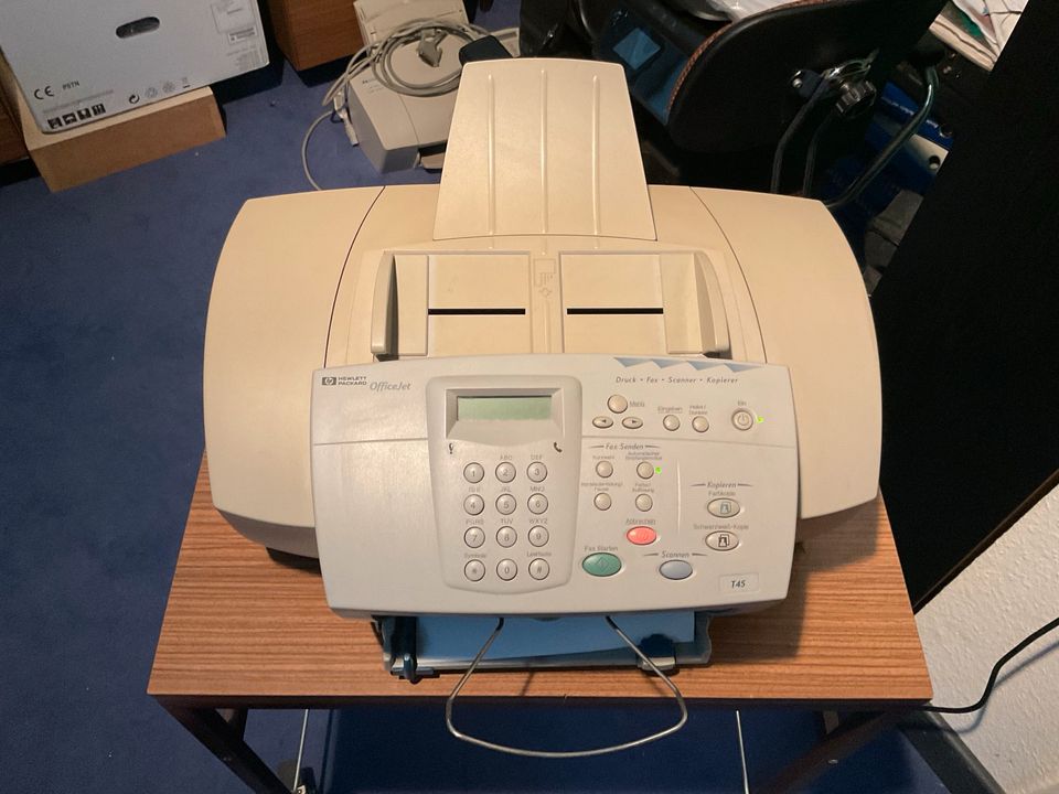 HP Office Jet T45 Tintenstrahldrucker Farbe Fax Scanner in Freiburg im Breisgau