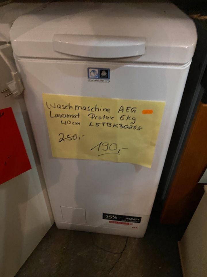 schmale Waschmaschine AEG lavamat protex 6 kg 40cm in Essen