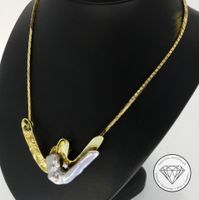 Wert 4.900,- Barock Perlen Collier 585 Gold 14k XXYY 168547 Duisburg - Hamborn Vorschau