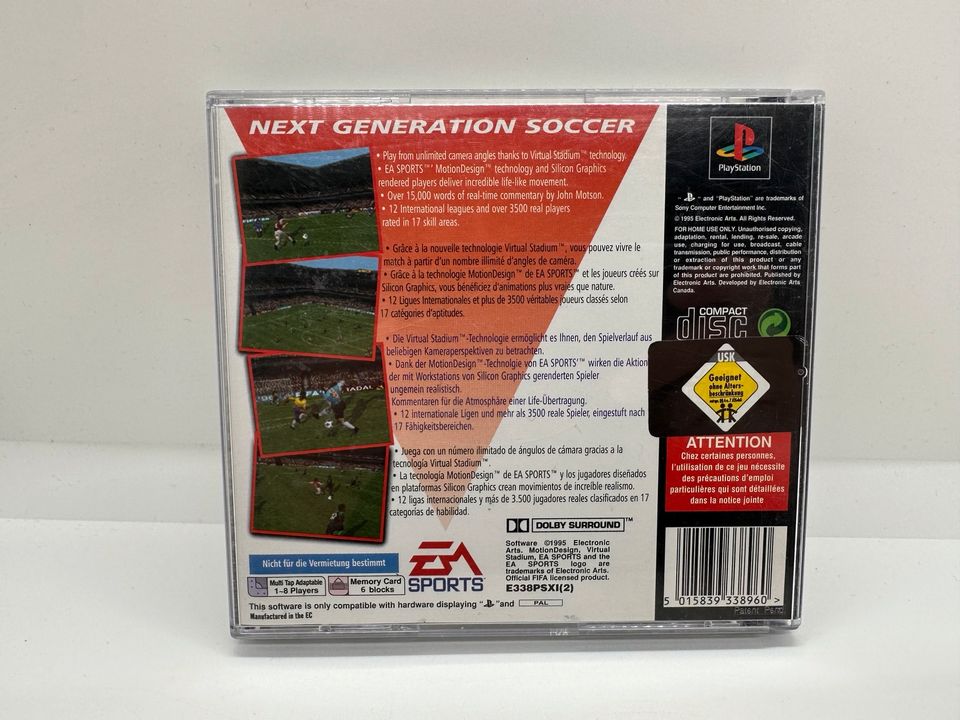 FIFA 96 Soccer PS1 Sony Playstation 1 Spiel Erstausgabe in Köln