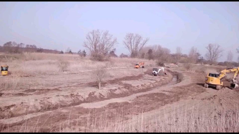 Erdbau Bagger  / Aushubarbeiten von Baugrube bis hin zu Teich in Groß-Umstadt