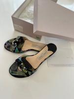 Orig Jimmy Choo Flats Sandalen Neona Ratti Fabric Gr. 37 m Karton Nordrhein-Westfalen - Leopoldshöhe Vorschau