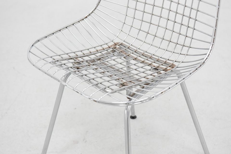 8x Charles Eames Wire Chair DKX von Vitra in Centrum