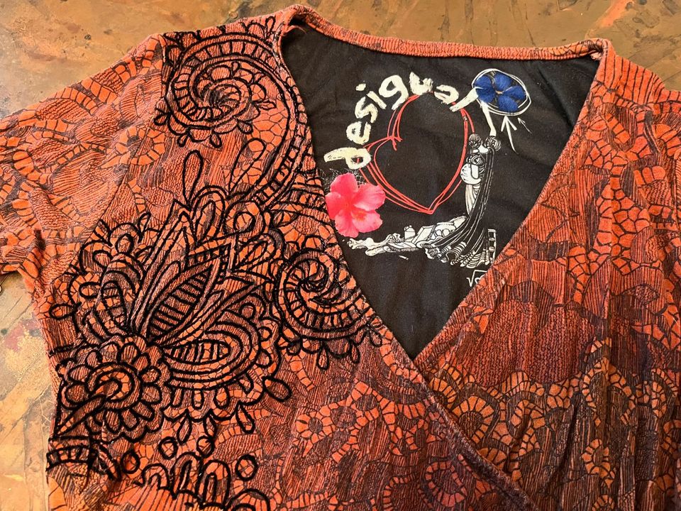 Kleid rot gemustert Desigual Größe S in Köln