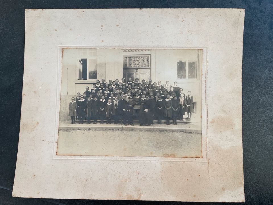 Altes Foto Klassenfoto von 1920 vermutlich aus Burladingen in Markgröningen