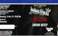 JUDAS PRIEST - Metal Masters 2024, Frankfurt 24.3.2024 Hessen - Darmstadt Vorschau