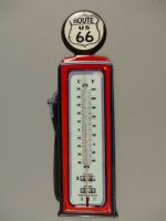 Thermometer Antik Eisen Zapfsäule Mobiloil H.48x15cm Krummhörn - Greetsiel Vorschau