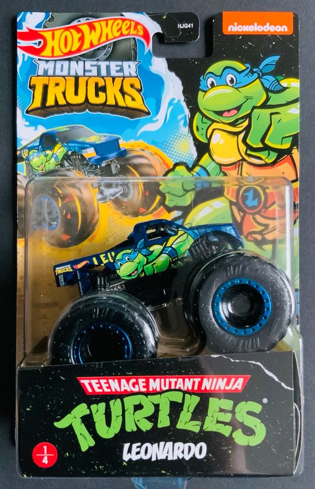 HOT WHEELS - 4x MONSTER TRUCK TEENEGER MUTANT NINJA TURTLES in Hannover