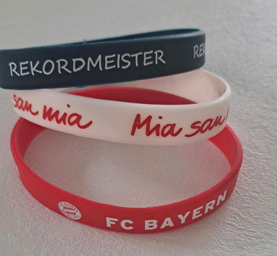 ❤️ Armbänder Bayern München  3er Set - neu - in Schladt