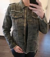 Jeansjacke Militär Style Jacke Bundeswehr Jeanshemd  Gr. L  Damen Nordrhein-Westfalen - Minden Vorschau