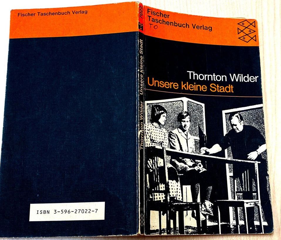 ⭐ Unsere kleine Stadt. Thornton Wilder. Theaterstück. Fischer⭐ in Werne