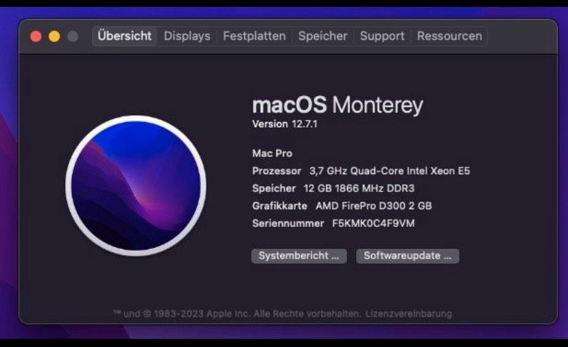Mac Pro 6,1 in Potsdam