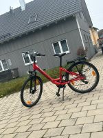 Mädchen Fahrrad rot, mitwachsend. 16 Zoll Bayern - Burtenbach Vorschau