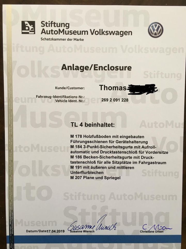 VW T2b Doppelkabine Doka ehem.Bundeswehr in Abtsgmünd
