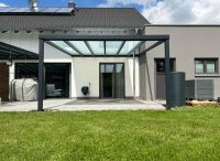 Alu-Terrassenüberdachung Glasdach 7 x 3m VSG 8 Glas inkl. Montage Bayern - Stein Vorschau