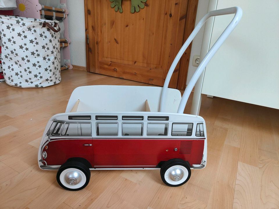 Bulli Lauflernwagen (Rot) von Hape für Kleinkind Baby in Bad Bramstedt