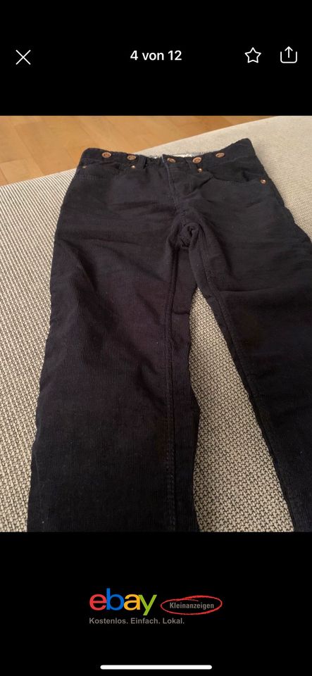 H&M Cordhose Cord Hose Gr. 110 wie NEU in Nidda