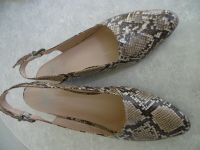 Slingbacks / Sandalette  Braun - Beige Echtleder Gr. 40 Nordrhein-Westfalen - Sankt Augustin Vorschau