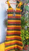 Zara Häkel Crochet Maxi Kleid M L NEU Hippie Ibiza Bayern - Baiersdorf Vorschau