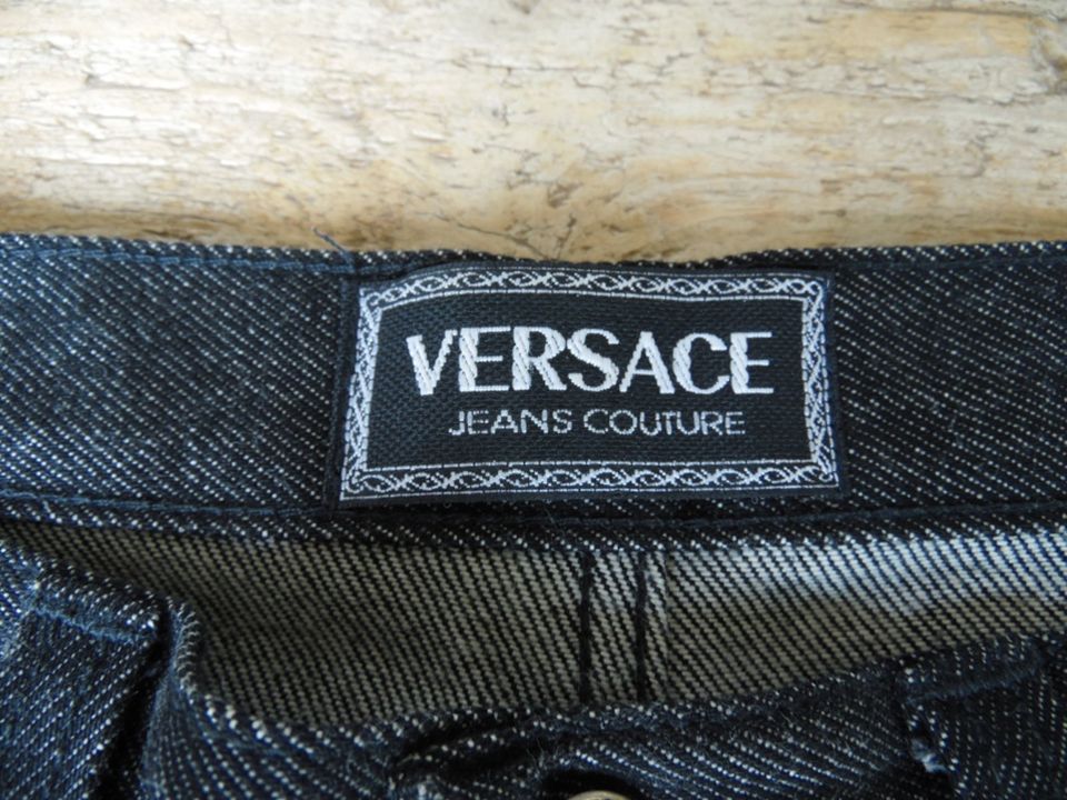 Versace Jeans schwarz mit Echtlederbesatz (32 46) wie neu S in Bonn