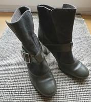 Esprit Stiefel Stiefeletten Leder Gr. 39 grau Bayern - Coburg Vorschau
