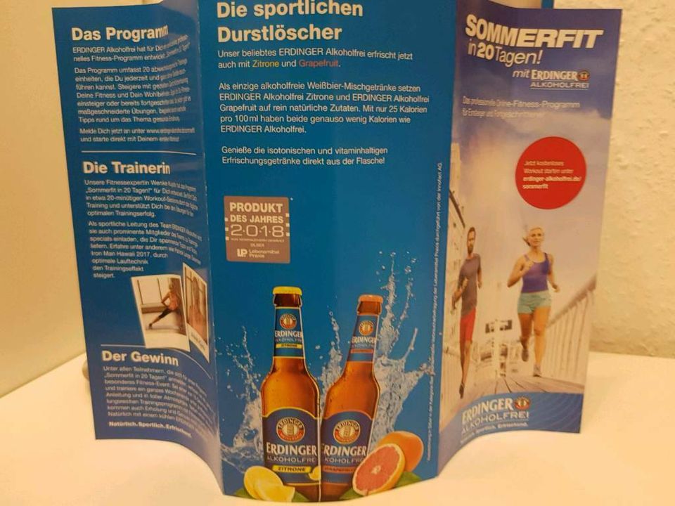 Erdinger alkoholfrei Sammelglas in Markkleeberg