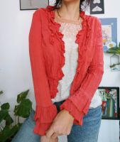 Vintage 90er Indian Rose Cardigan Jäckchen Trompetenärmel Hippie Bayern - Kempten Vorschau