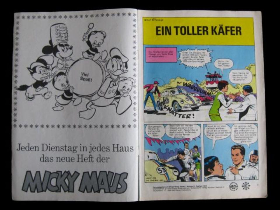 Mickyvision Nr. 18 von 1969 / Micky Maus / Donald Duck in Niddatal