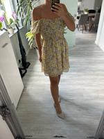 Mango MNG Kleid Sommer floral buttergelb 38 M Sachsen - Mülsen Vorschau