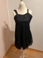 H&M Kleid schwarz Mädchen Gr 158 mit schwarzen Pailletten Hamburg - Bergedorf Vorschau