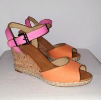 NEU Gr.40 Keil Sandale Kork pink orange Baden-Württemberg - Bad Säckingen Vorschau