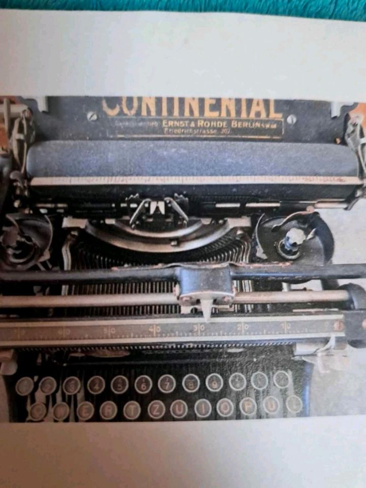 Historische Schreibmaschine in Helmbrechts