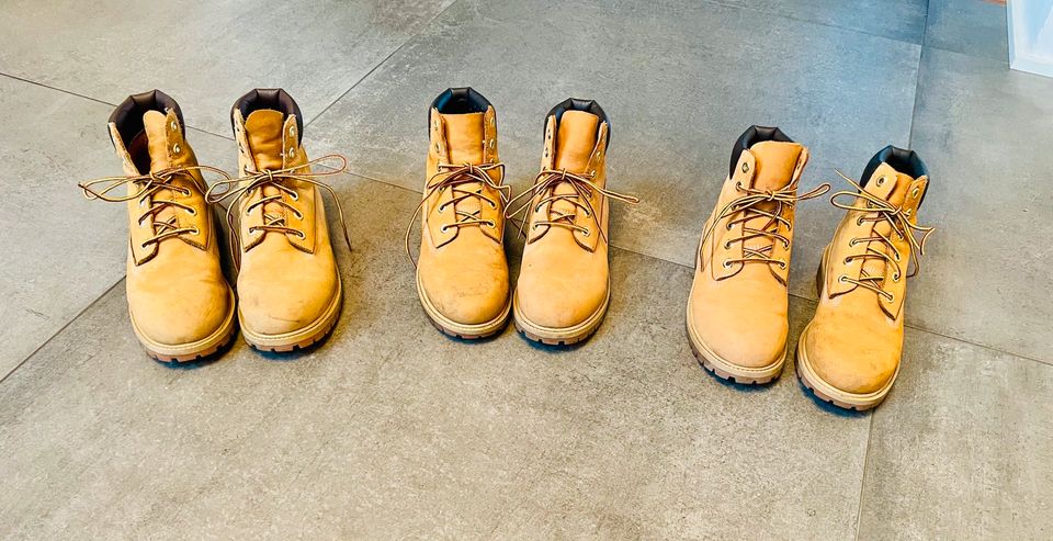 Guter Zustand Timberland Boots yellow - Drillinge in Hannover