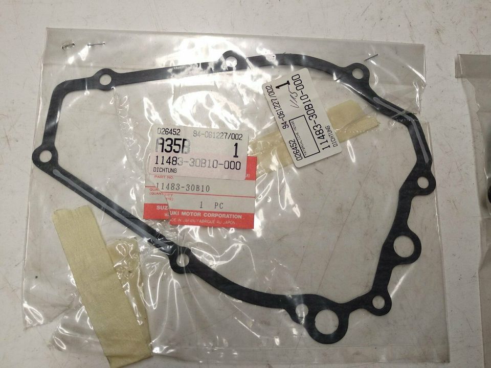 2x Suzuki GSX R GSF  400 Kurbelgehäuse Motor Deckel Dichtung NEU in Laufach