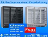 Getränkekühlschrank, Kühlregal, Kühlschrank, 3 Glastüren, silber, Kioskeinrichtung, Supermarkteinrichtung, Ladeneinrichtung Nordrhein-Westfalen - Mülheim (Ruhr) Vorschau