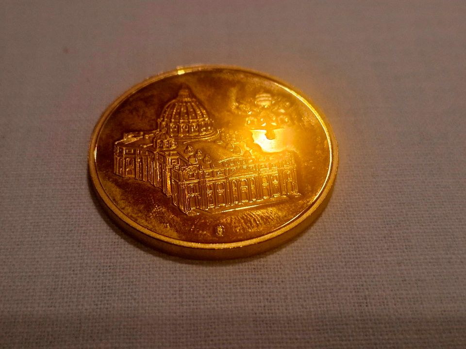 Münze Petersdom Silber Rom  Vatikan Dom Papst in Karlsburg