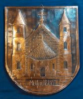 Wappen Mellrichstadt - aus Holz - Bronzelook - ca. 29x24,5x1cm Bayern - Oberstreu Vorschau