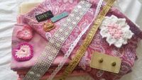 Stoffpaket Pink Stoffe Spitze Borte Buttons Patchwork Puppen Bayern - Kempten Vorschau