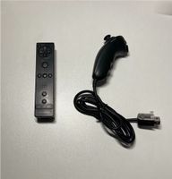 Wii Remote Controller + Nunchuk schwarz Brandenburg - Cottbus Vorschau