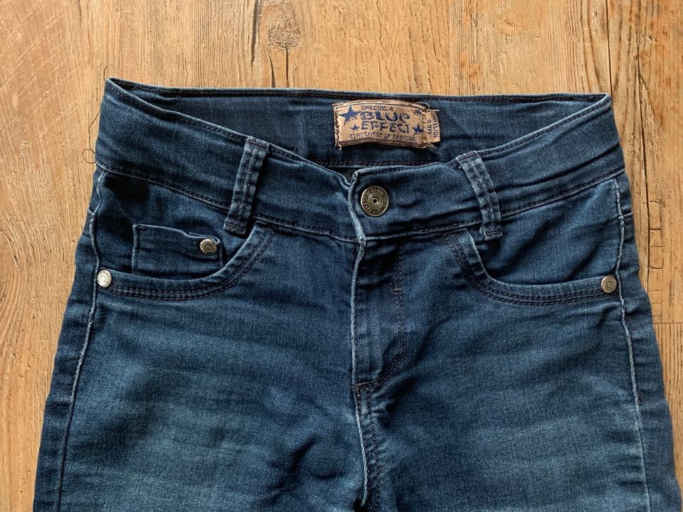 Dunkelblaue Slim Jeans von Blue Effect Größe 146 in Uetze