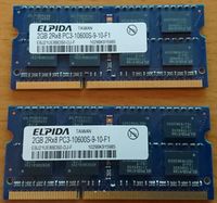 4GB (2x 2GB) RAM Arbeitsspeicher 2Rx8 PC3 10600 S 9 10 F1 Rheinland-Pfalz - Worms Vorschau