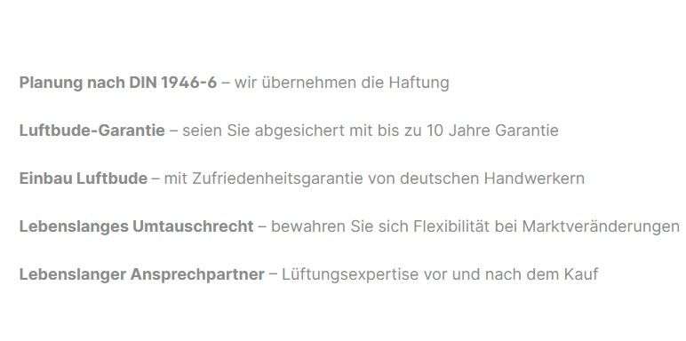 Kontrollierte Wohnraumlüftung - Testsieger 2023 im Überblick in Deining