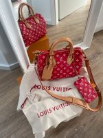 Louis Vuitton Speedy 25 Pharrell Williams Full Set Rot Leder Bayern - Bamberg Vorschau