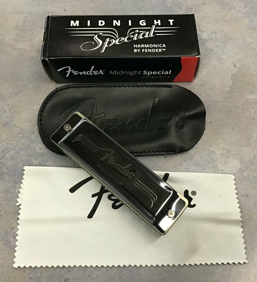 Fender Midnight Special Harmonica Mundharmonika Paket E-F-G-Bb in Brilon