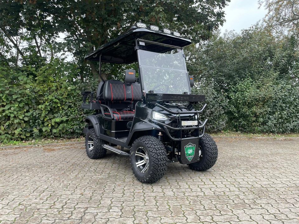 4 Sitzer Golfcart Golf Cart CAR Golfcar UWE BEIN Edition GOLF AUTO PKW GOLFAUTO GOLFCADDY CLUBCAR CLUB Caddy 2 Personen 4 Personen Golfbag NEU REDDOT Yamaha BSN Club Precedent UTV ATV Farmer Eintracht in Neukirchen