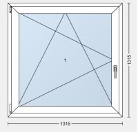 Fenster 1flg. 1.315 x 1.315 mm weiß DKL NEU Kreis Pinneberg - Schenefeld Vorschau