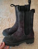 Mjus Boots Schuhe Stiefeletten Wildleder Leder 39 braun Bayern - Aschaffenburg Vorschau