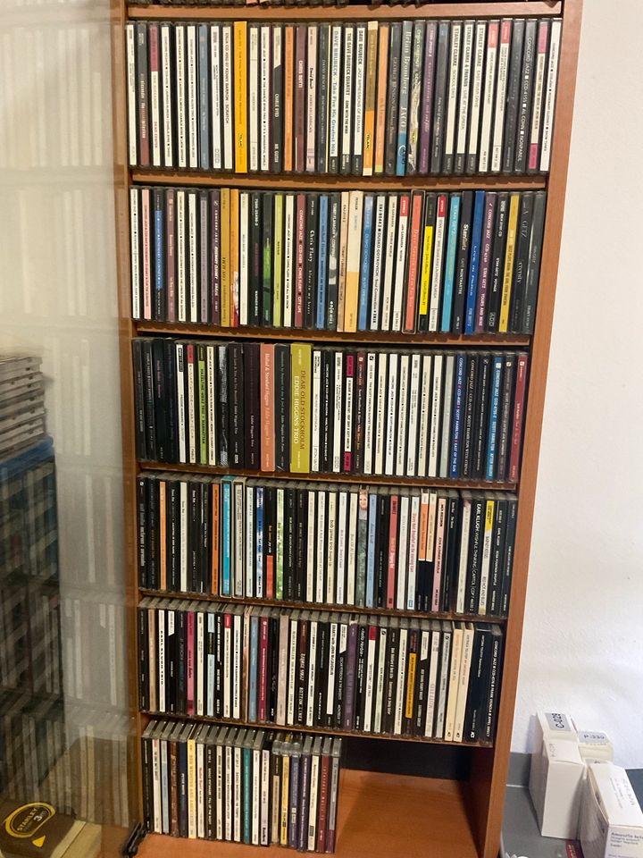 Jazz CDs (ca. 200), DVDs (43) aus Sammlung in München